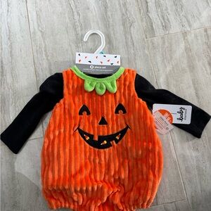 Baby Pumpkin Outfit - Halloween 6 months
